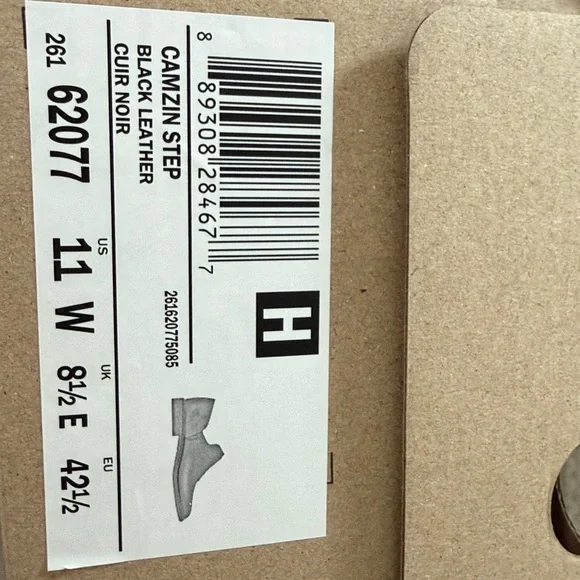 Women’s Clarks Camzin Step Black Leather Ankle Boots 11W - Picture 5 of 6